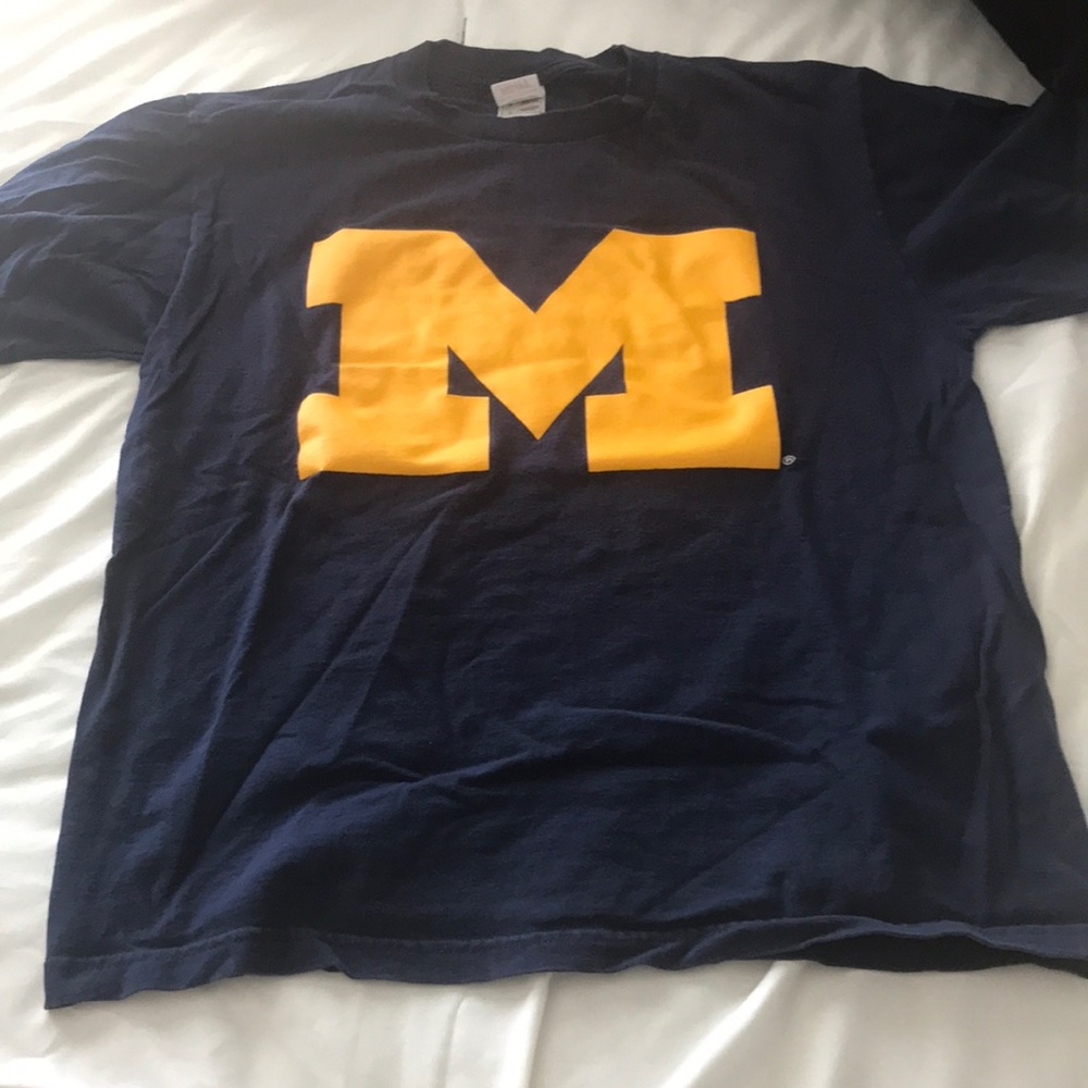 Michigan “Block M” Vintage short sleeve T shirt